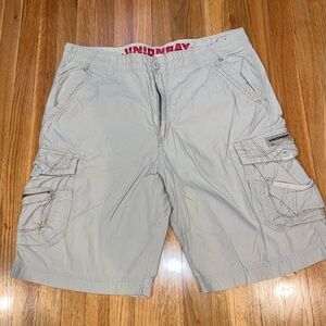 UNIONBAY Men's Light Tan Cargo Shorts
